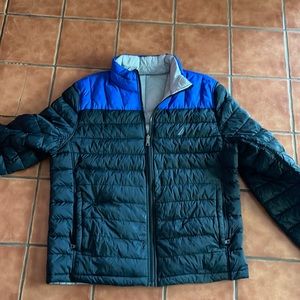 Nautica Reversible black/blue & grey bumper Jacket